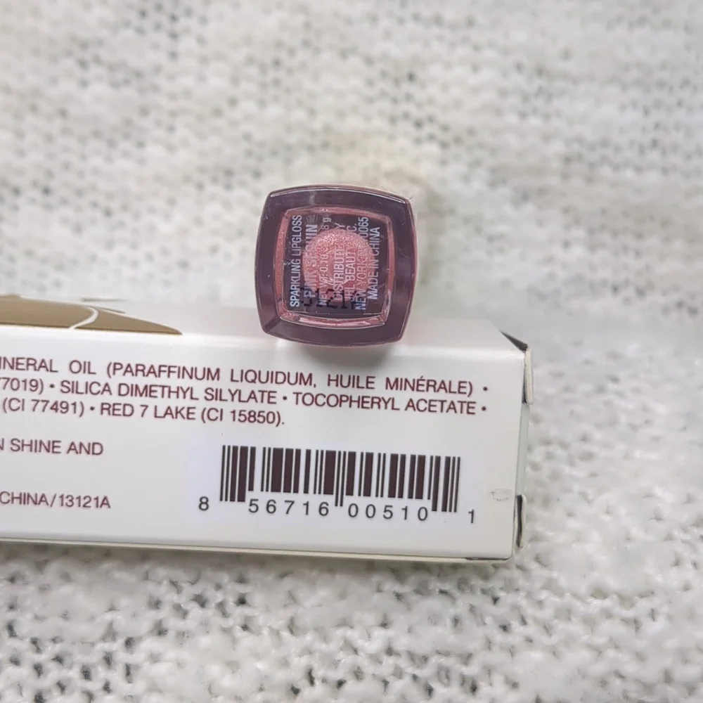 Vintage by Jessica Liebeskind Sparkling Lip Gloss in Pink Sequin, 2.8g/0.10oz